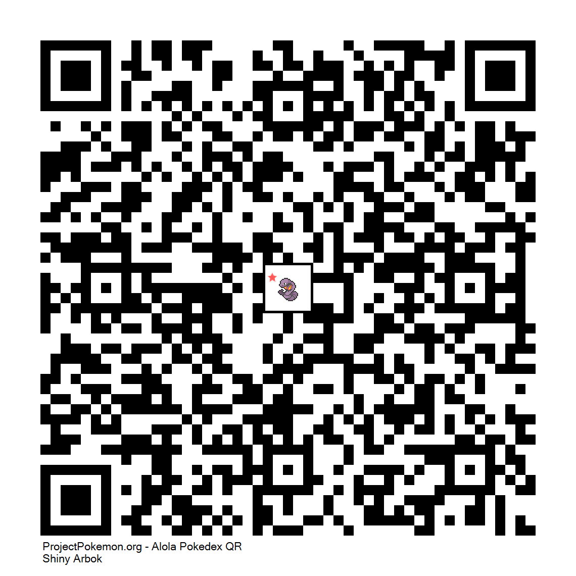 Cdigo QR de Arbok variocolor